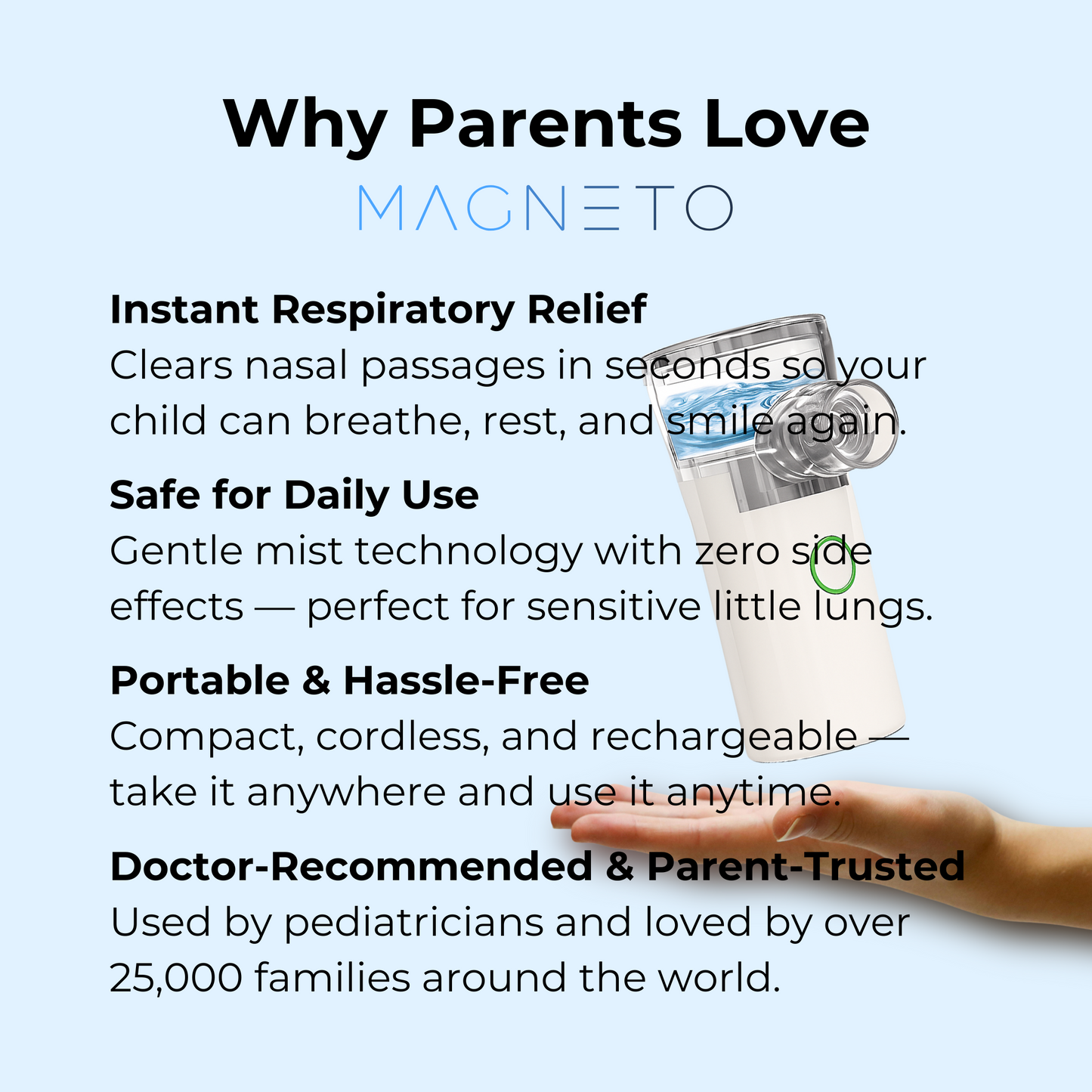 Magneto Mist™ | Portable Nebulizer