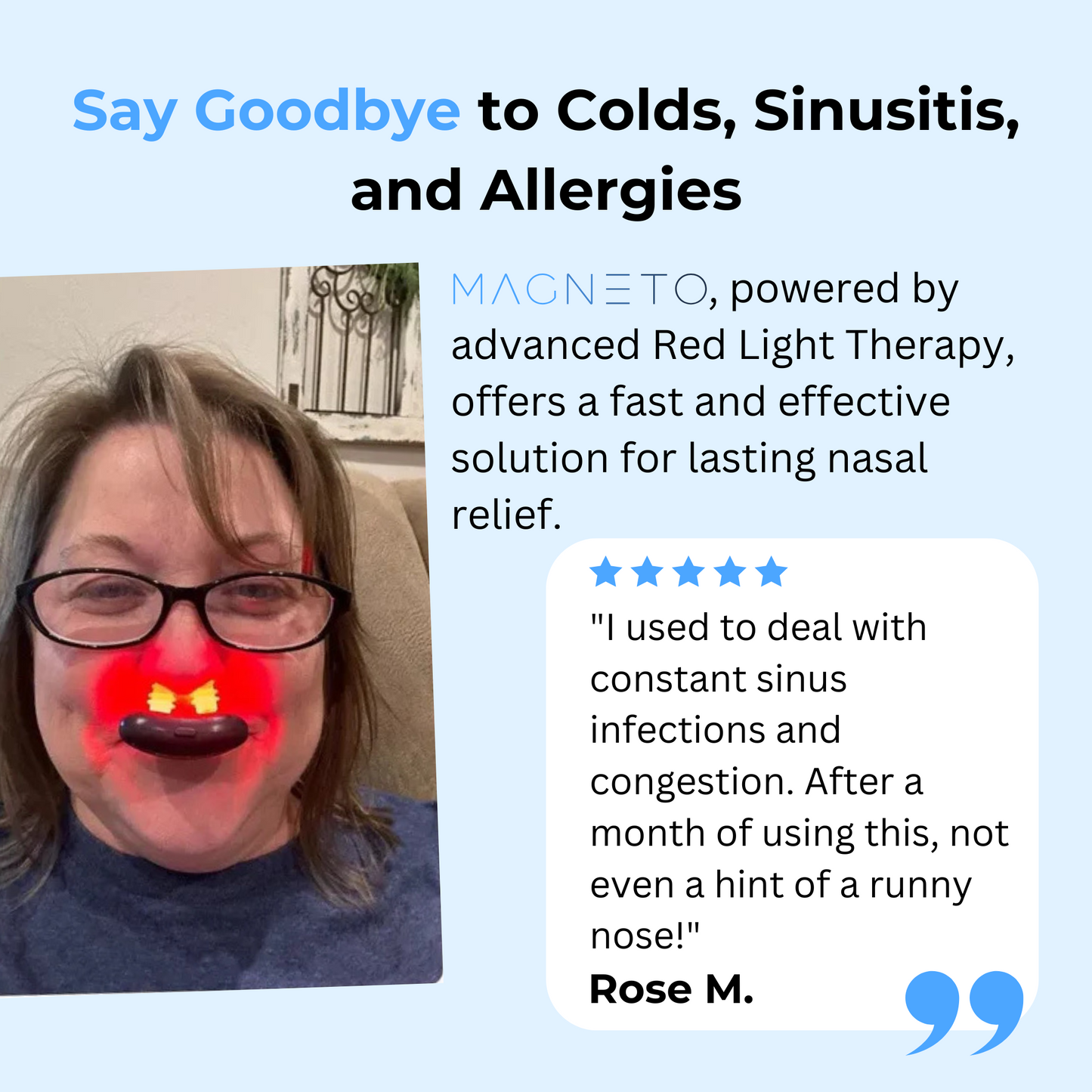 Magneto™ RLT Nasal Device