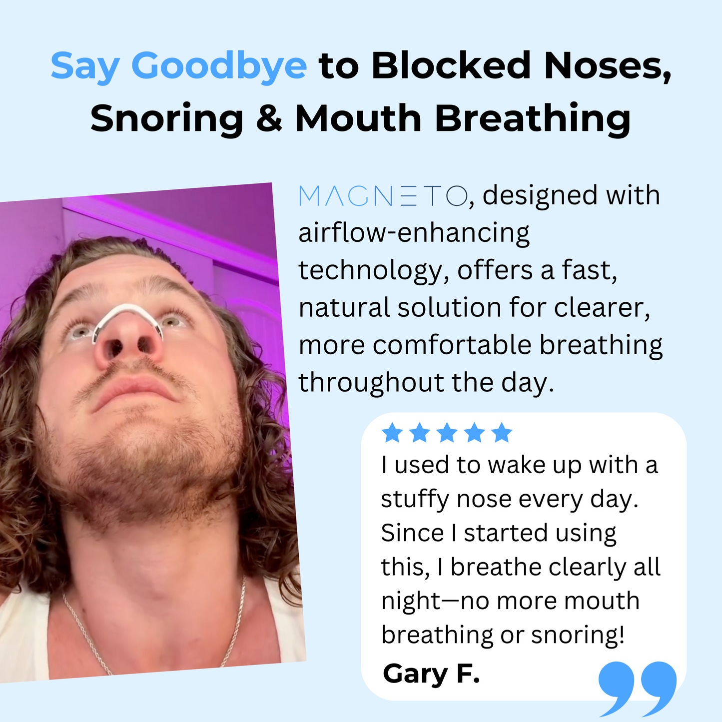 Breathe 80 % More at Night – 50 % OFF Today