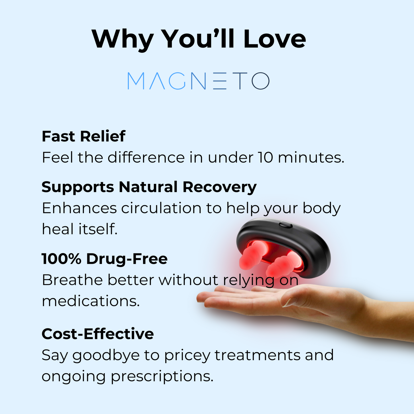 Magneto™ RLT Nasal Device