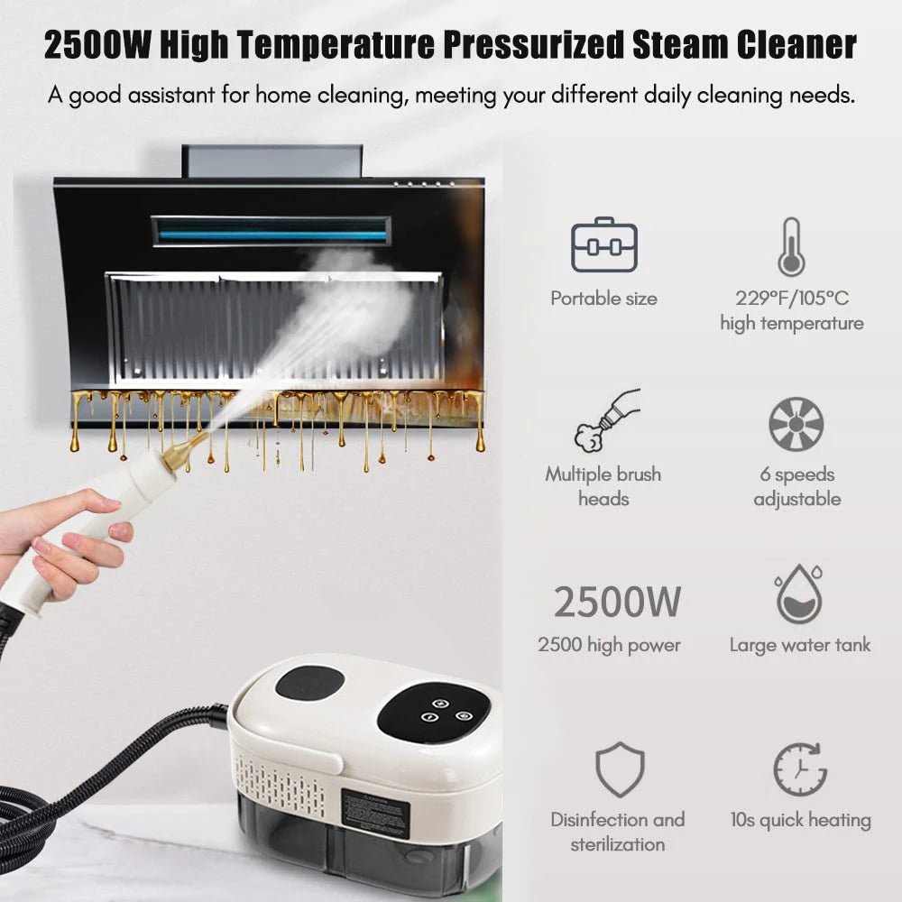 Magneto 2500W High-Pressure Steam Cleaner - Magneto