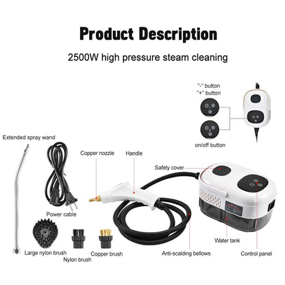Magneto 2500W High-Pressure Steam Cleaner - Magneto